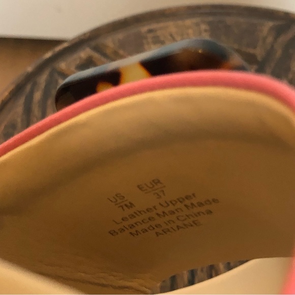 NWOT Sam Edelman pink Women's Ariane Slide Sandals Sz 7 - Picture 12 of 12